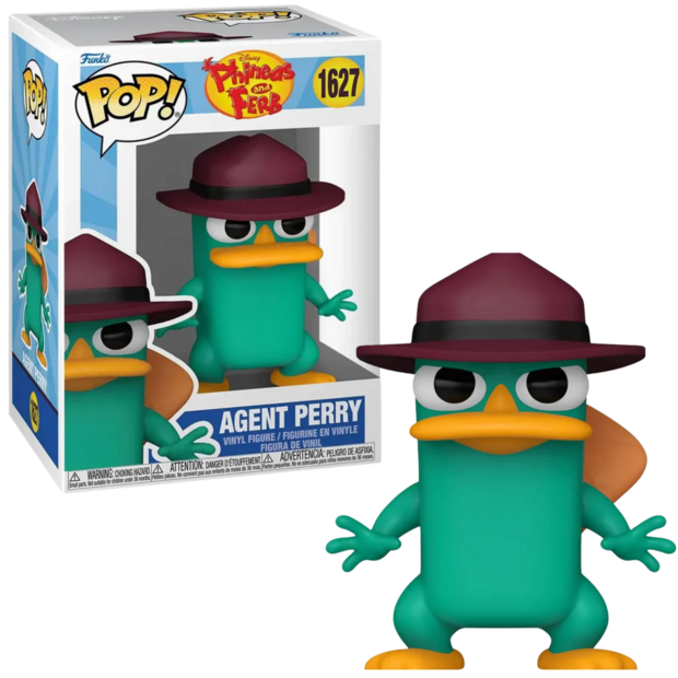 Funko POP! PHINEAS &amp; FERB 1627 Agent Perry