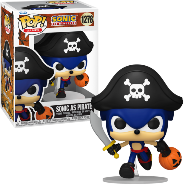 Funko POP! SONIC 1278 Sonic as Pirate