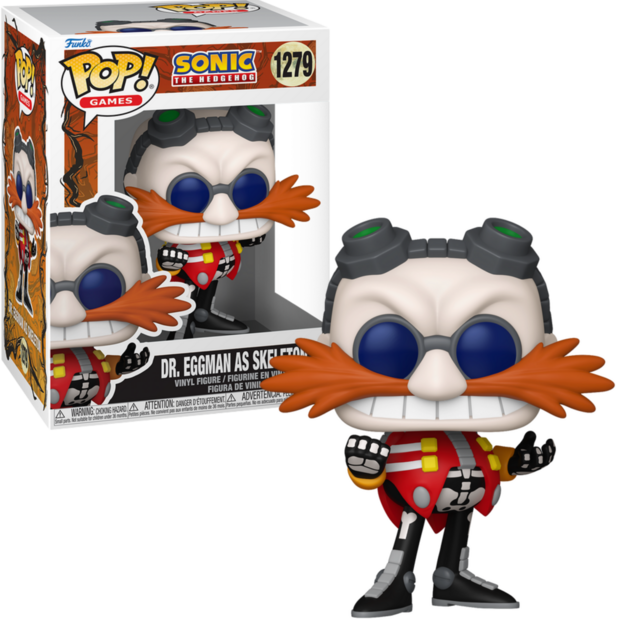 Funko POP! SONIC 1279 Dr. Eggman as Skeleton