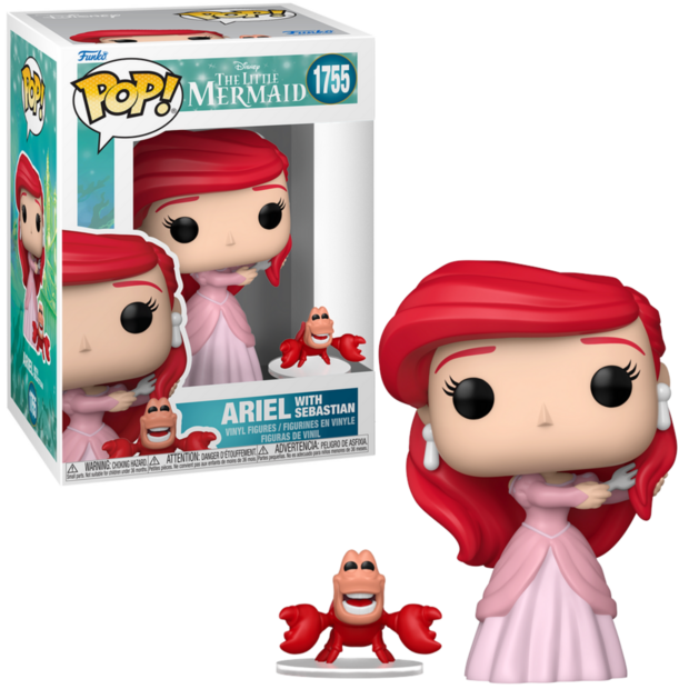 Funko POP! THE LITTLE MERMAID 1755 Ariel with Sebastian