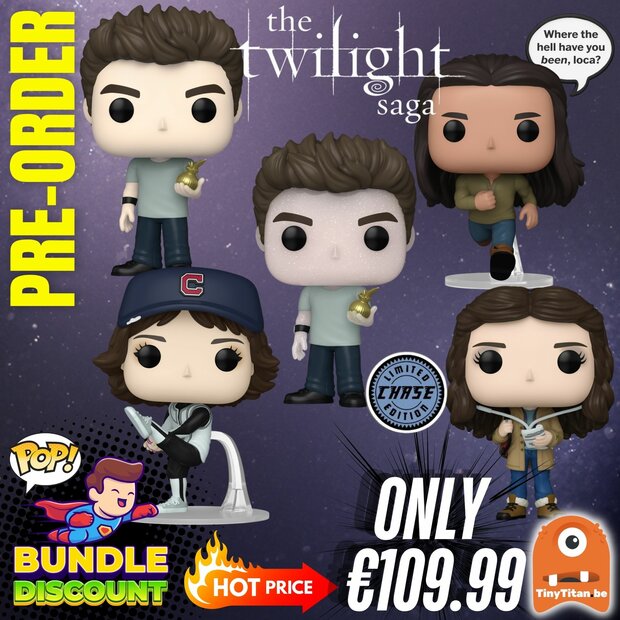 FUNKO POP! Super Discount Bundle of 4 + CHASE TWILIGHT Pre-Order