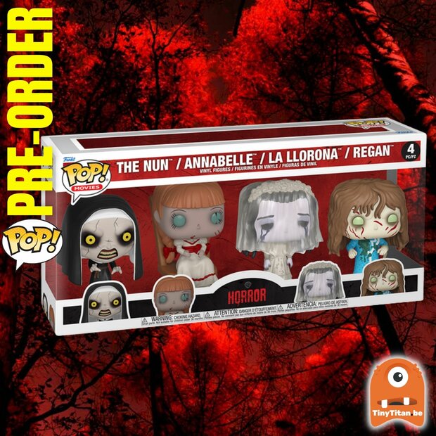 Funko POP! WARNER BROS HORROR 4-Pack Movies Pre-order