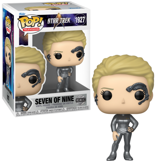 Funko POP! STAR TREK VOYAGER 1927 Seven of Nine (Metallic)
