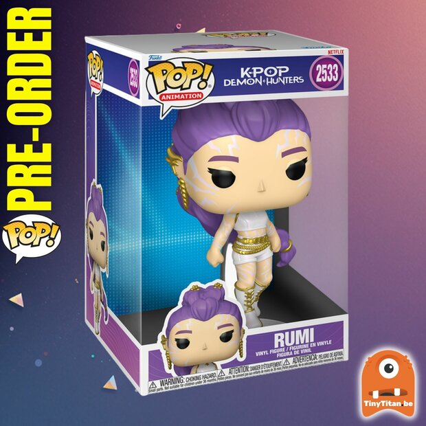 Funko POP! Jumbo Rumi 10 INCH 2533 K-POP DEMON HUNTERS Pre-Order