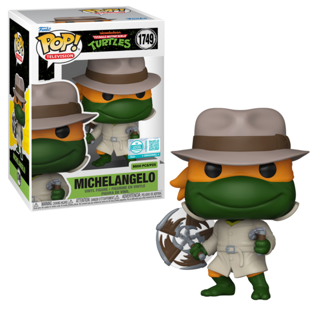Funko POP! Michelangelo in Trench Coat 1749 TMNT 9500pcs Limited Edtion Supreme Exclusive