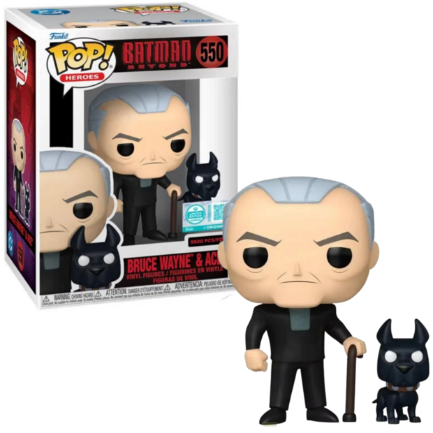 Funko POP! Bruce Wayne &amp; Ace 550 Batman Beyond 9500pcs Limited Edtion Supreme Exclusive
