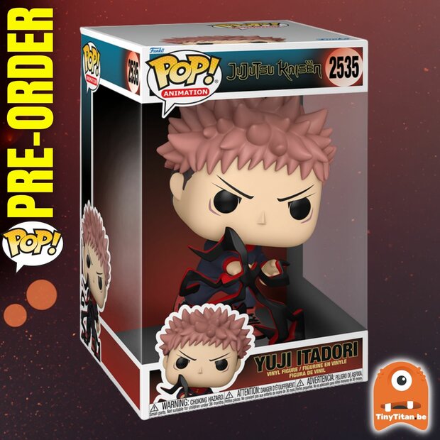 Funko POP! Jumbo Yuji Itadori 10 INCH 2535 JUJUTSU KAISEN Pre-Order