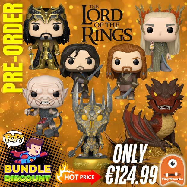 FUNKO POP! Super Discount Bundle of 6 THE HOBBIT/LOTR Pre-Order