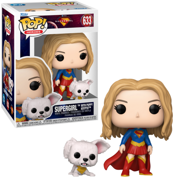 Funko POP! SUPERGIRL 633 Supergirl with Puppy Krypto