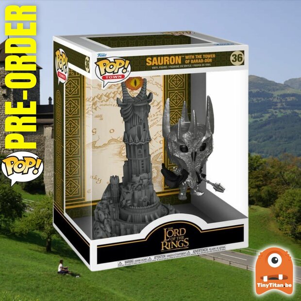 Funko POP! POP TOWN LORD OF THE RINGS 36 Barad-Dur Pre-order