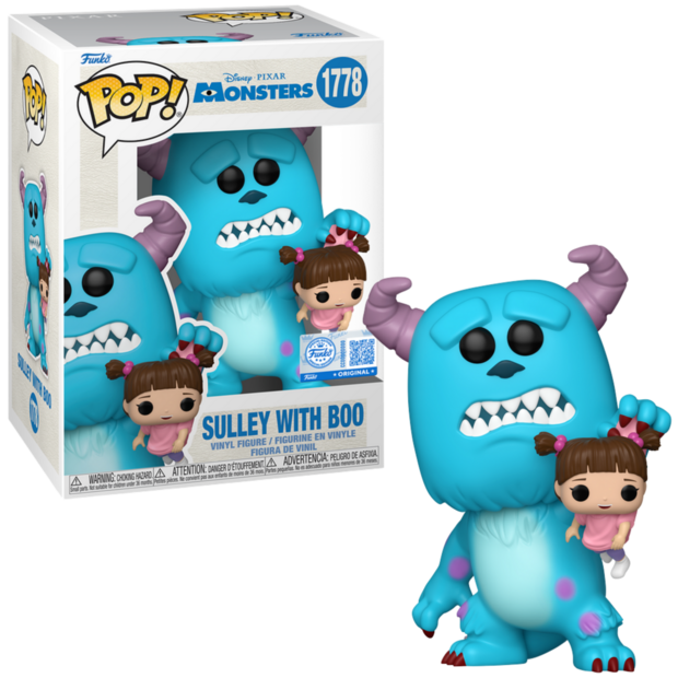 Funko POP! MONSTERS INC 1778 Sulley with Boo EXCLUSIVE