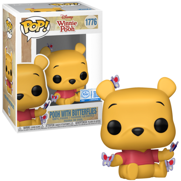 Funko POP! WINNIE THE POOH 1776 Pooh with butterfly EXCLUSIVE