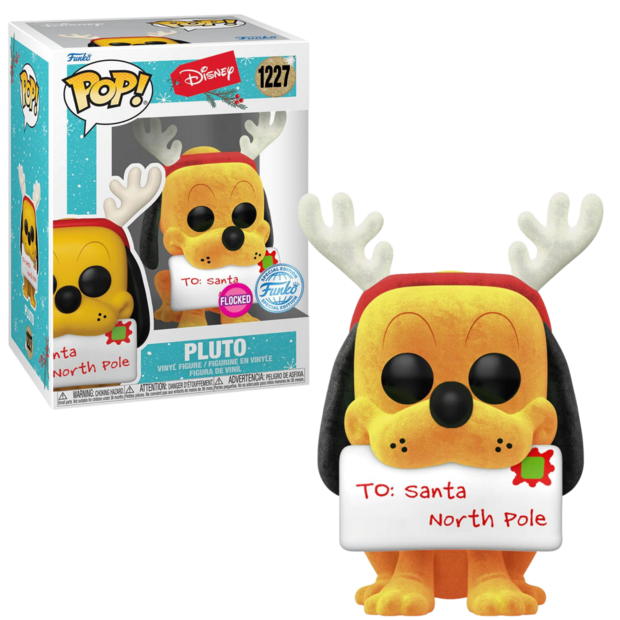 Funko POP! Disney Pluto Santa FLocked 1227 Exclusive 