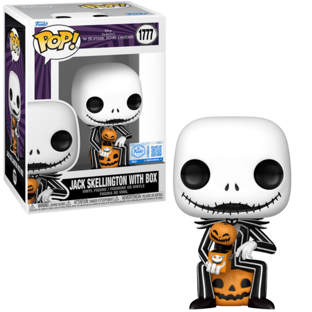 Funko POP! NIGHTMARE BEFORE CHRISTMAS 1777 Jack with box EXCLUSIVE