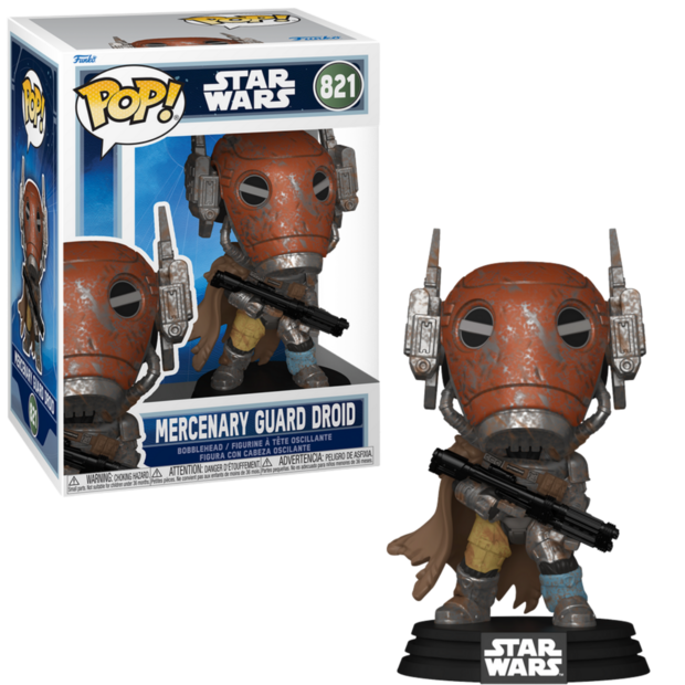 Funko POP! MANDALORIAN &amp; GROGU 821 Mercenary Guard Droid