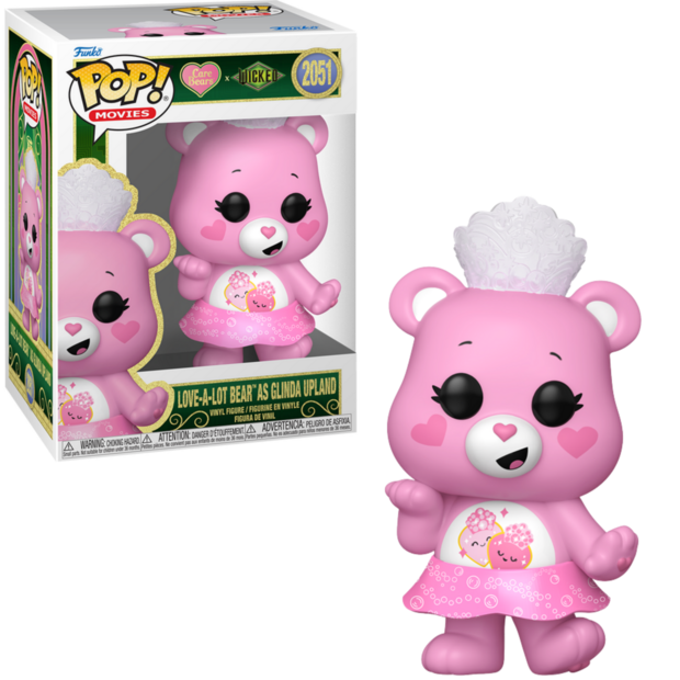 Funko POP! WICKED CARE BEARS 2051 Love-A-Lot Bear as Glinda Upland