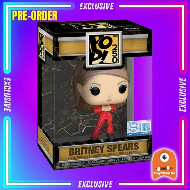 Funko POP! POP 250 Rocks Britney Spears EXCLUSIVE Pre-Order
