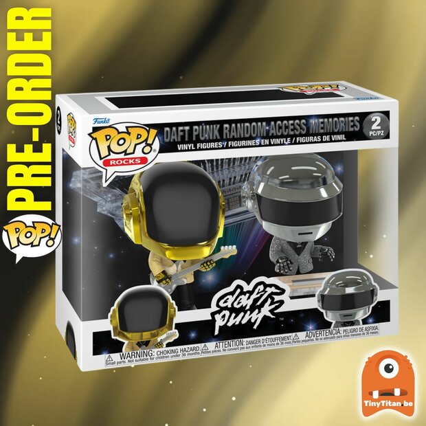 Funko POP! DAFT PUNK 2-Pack Daft Punk Random Access Memories Pre-Order
