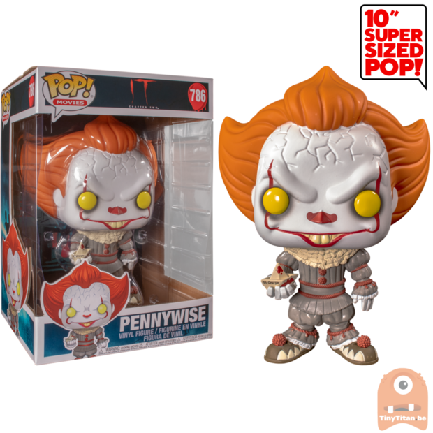 Funko POP! Movies Pennywise w/ Boat 10 INCH 786 IT