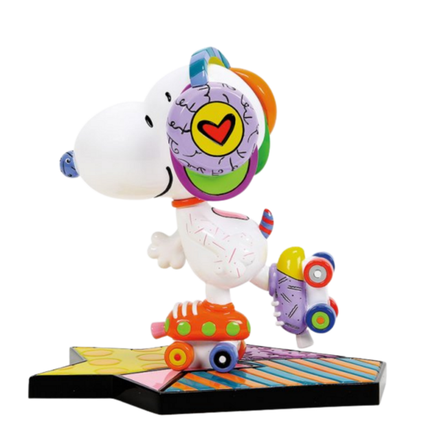 Snoopy Roller Skate Figurine by Romero Britto 6019026