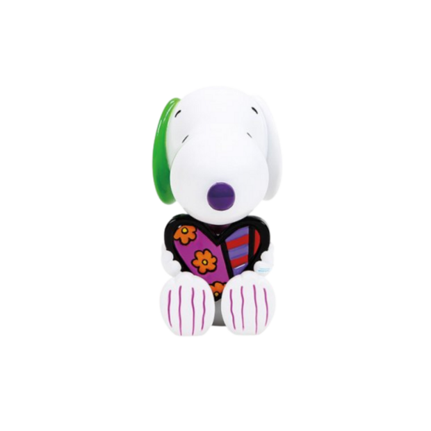 Snoopy with Britto Heart Figurine by Romero Britto 6019029