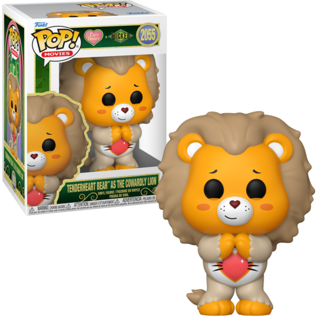 Funko POP! WICKED CARE BEARS 2055 Tenderheart Bear as the Cowardly Lion