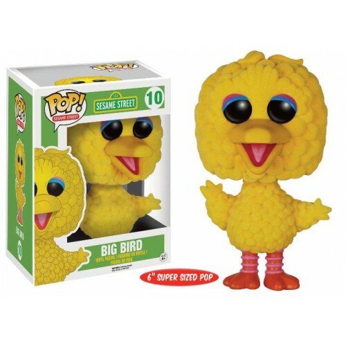 Sesame Street Big Bird (Flocked) #10 