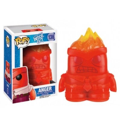 POP! Disney Anger (Flaming)(Crystal) #136 Inside Out