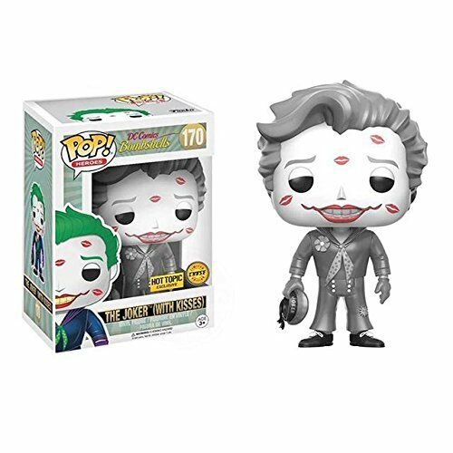 Heroes The Joker (With Kisses)(Black&amp;White) CHASE #170 DC Comics Bombshells