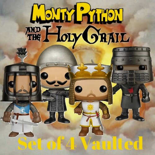 Movies Monty Python and the Holy Grail SET of 4 Vaulted