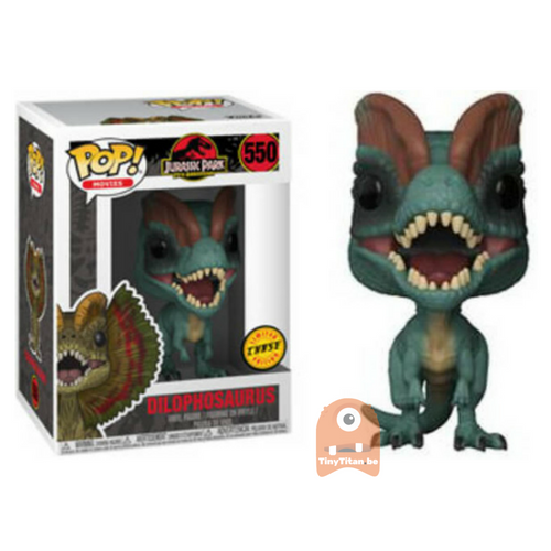 Movies Dilophosaurus #550 Jurassic Park - CHASE