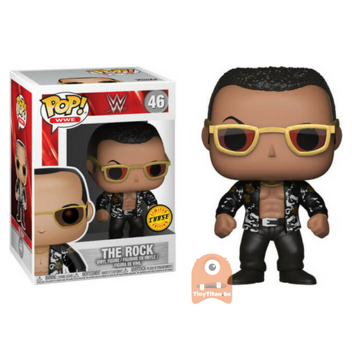 POP! Sports The Rock - Black Jacket #46 WWE - CHASE