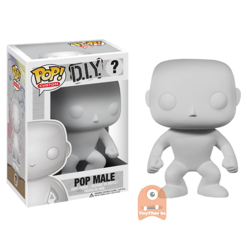 POP! Miscellaneous POP Male - White Funko DIY
