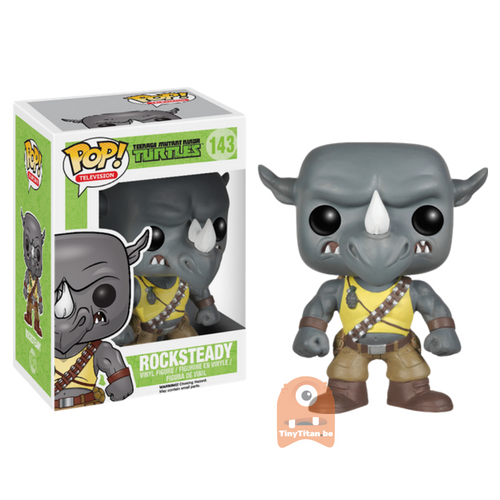 POP! Television Rocksteady #143 TMNT - Vaulted