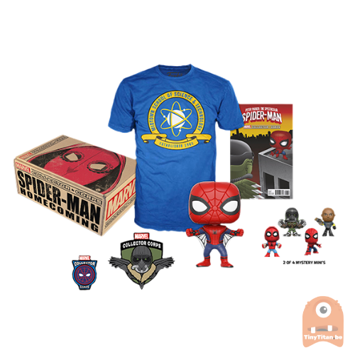 POP! Marvel Collector Corps Box Spider-Man Homecoming (Medium)