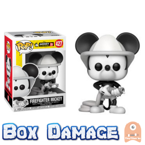 POP! Disney Firefighter Mickey #427 MM 90th Anniversary DMG