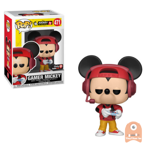 POP! Disney Gamer Mickey #471 90th Anniversary 