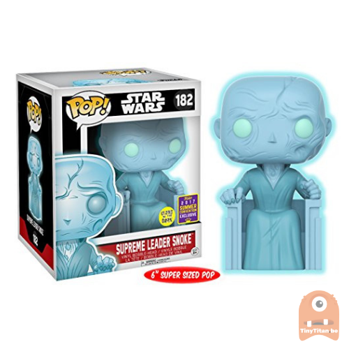 POP! Star Wars Supreme Leader Snoke - Holographic Glow 6" #182 SDCC
