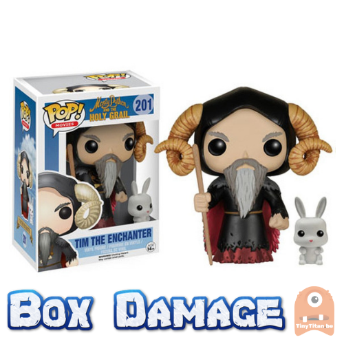 POP! Movies Time the Enchanter &amp; Rabbit #201 Monty Python - Holy Grail - Vaulted - DMG