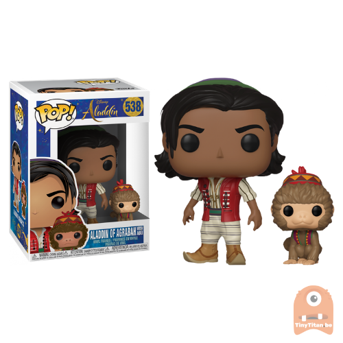 POP! Disney Aladdin of Agrabah /w Abu #538 Aladdin  2019