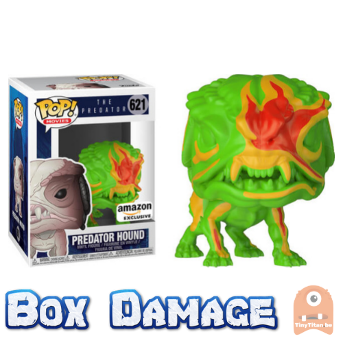 POP! Movies Predator Hound Neon #621 The Predator - DMG