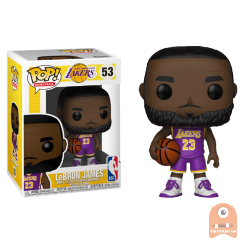 POP! Sports LeBron James Lakers Purple Jersey #53 NBA Excl.