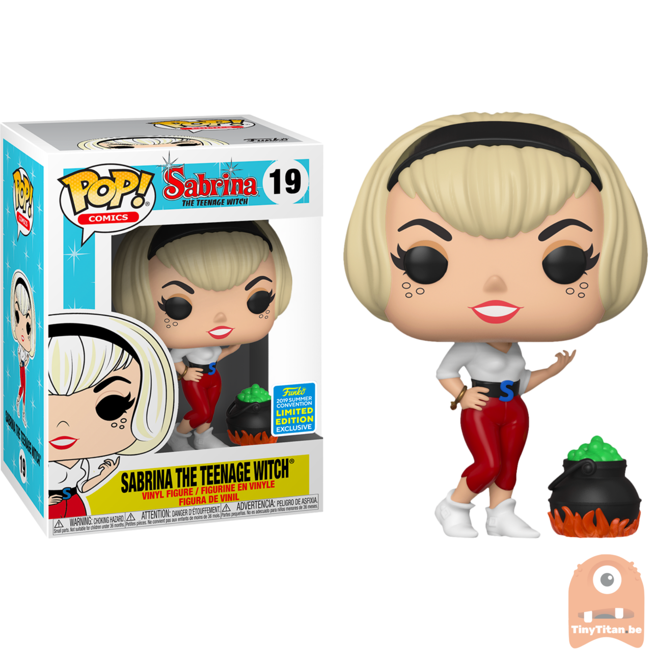 Sabrina with Cauldron Pop Vinyl SDCC 2019 Exclusive Figure
