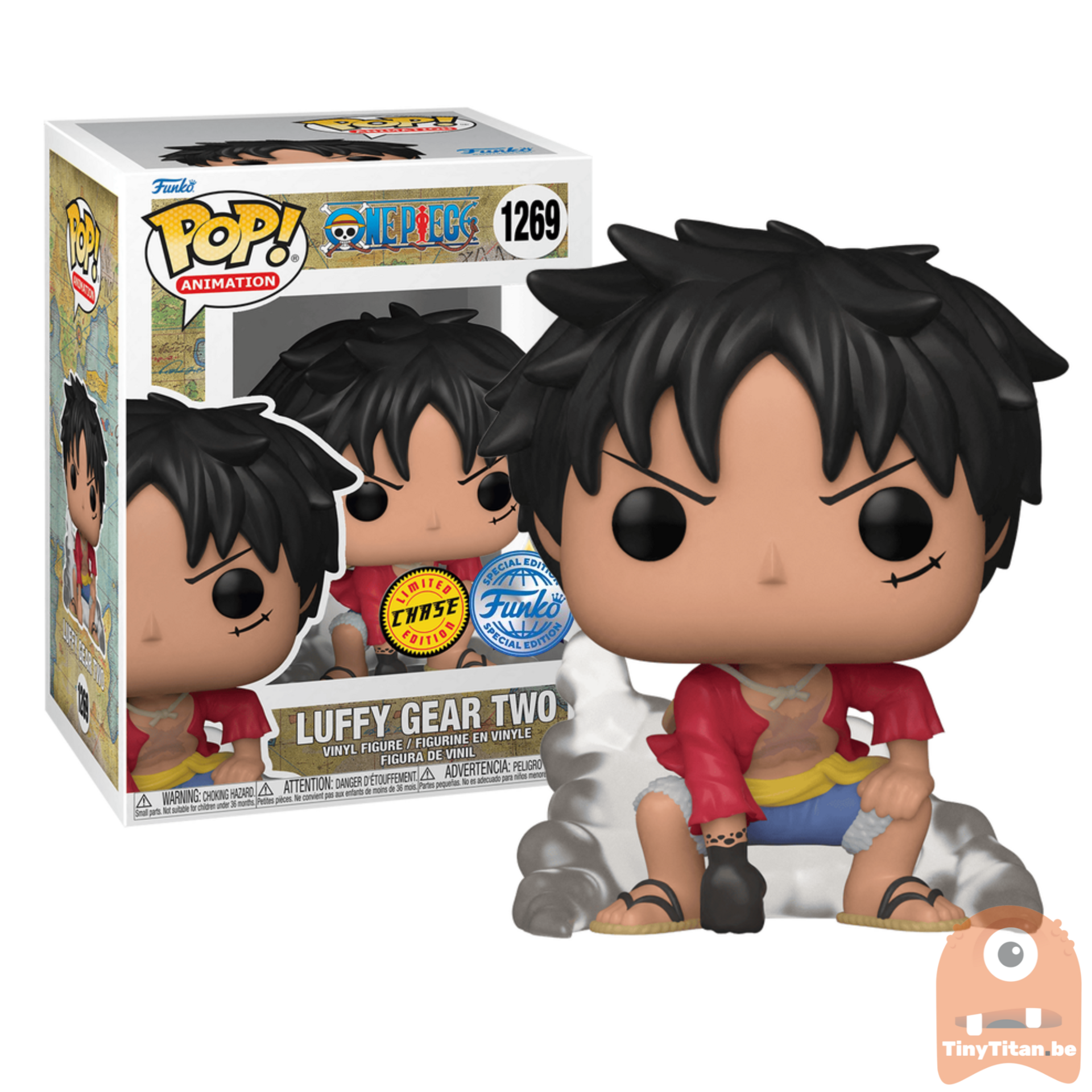 POP Animation: One Piece - Luffy Gear Two (Chase Bundle) Special Editi –  vRare