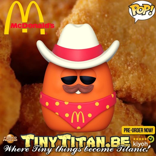 cowboy chicken nugget funko