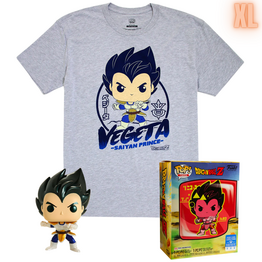 Funko POP! & TEE BOX Dragonball Z Vegeta Metallic Exclusive - XL