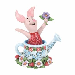 Disney Traditions Piglet in a Watering Can Figurine 6014320