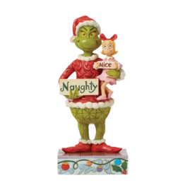 Disney Traditions Naughty Nice Grinch and Cindy Figurine 6015212