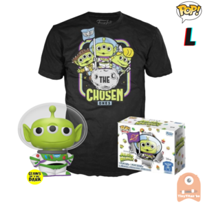 Funko POP! & TEE BOX Pixar Alien Remix As Buzz GITD Exclusive - Large