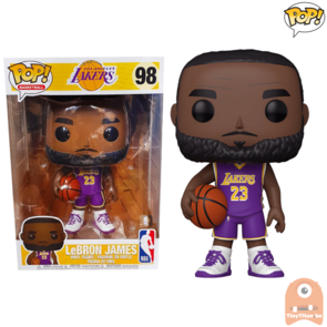 Funko POP! Sports LeBron James Purple Jersey - LA Lakers 10 INCH 98 NBA